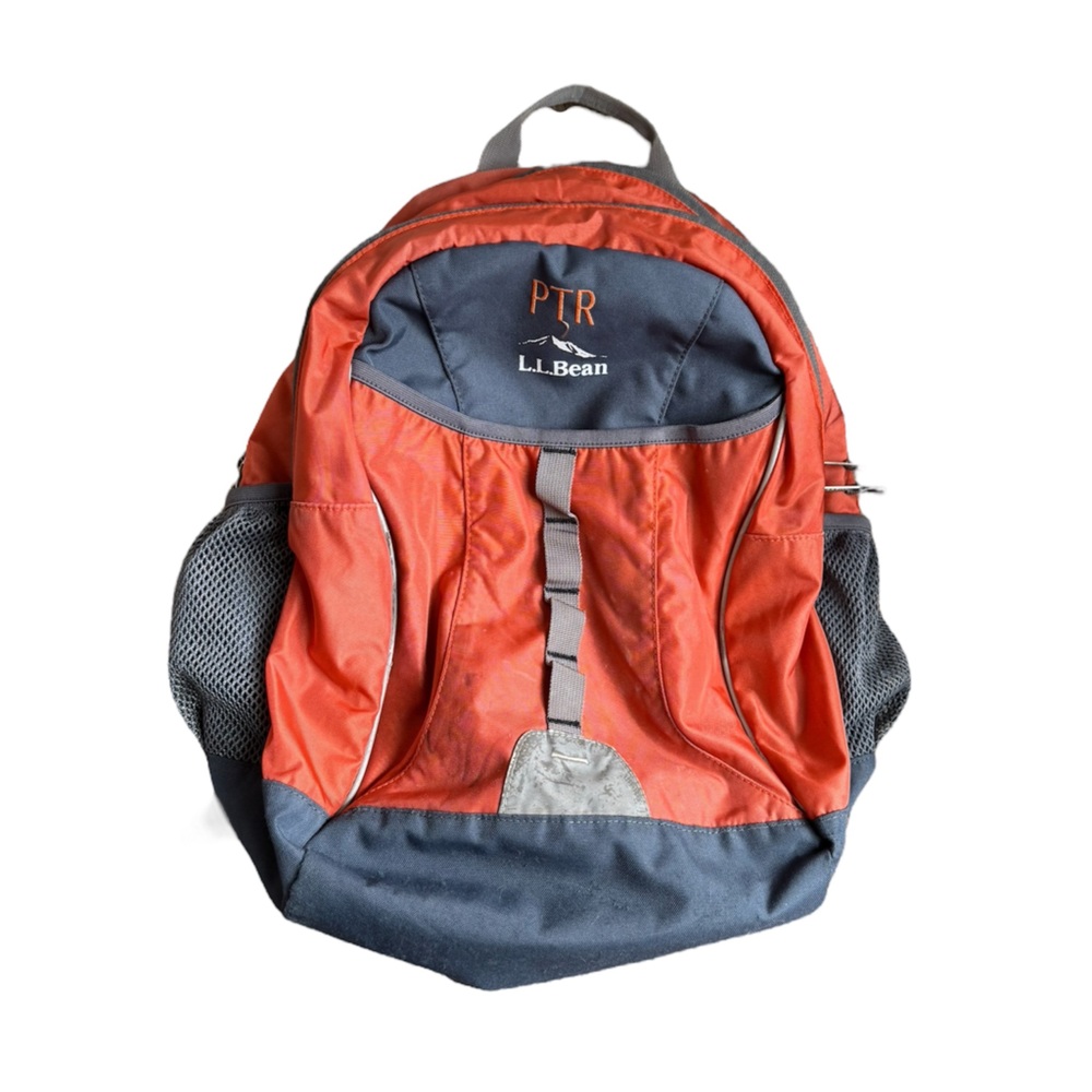 L.L. Bean | Colorblock Explorer Backpack II Daypack Vibrant Orange and Gray